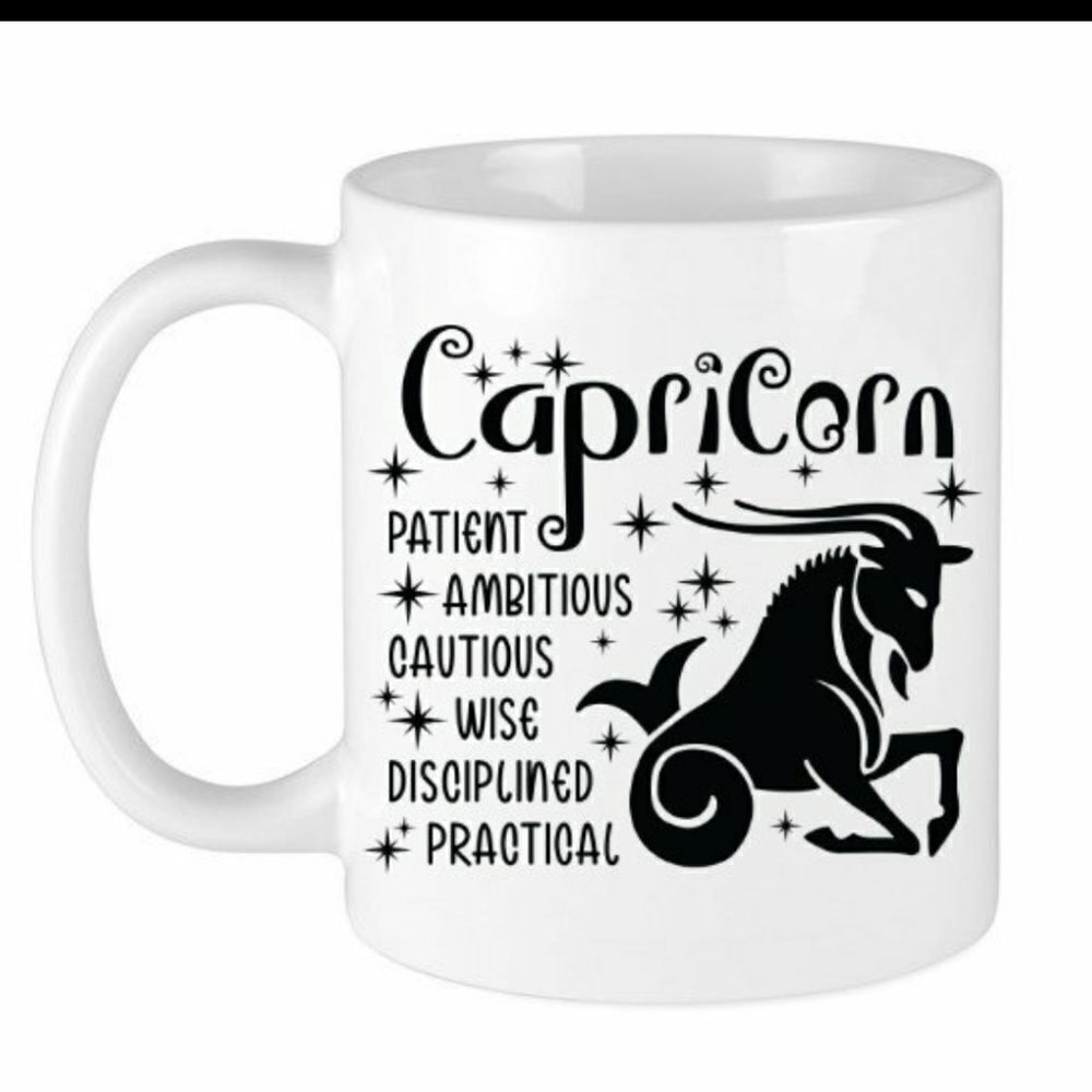 *Coffee mug, ZODIAC Capricorn